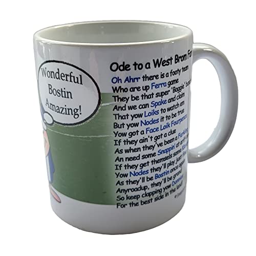 Impishodes West Bromwich Albion Football Supporter Mug - Ceramic 11oz Cup