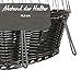 TRIXIE Hundekorb für das Fahrrad vorne bis 5 kg 50 × 41 × 35 cm - gewobener Hundefahrradkorb für den Lenker - in schicker Weidenoptik mit Kunststoff Gitter, 2818
