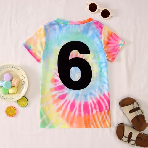 Image of GLIGLITTR Its Me Hi Im The Birthday Girl Shirt Kids Letter Print Birthday Party T-Shirt Outfit for Girls Gift Top 5-10 Years