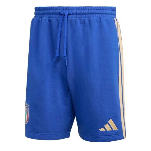Adidas Short Italie DNA bleu pour homme - Short de football d'Italie respirant