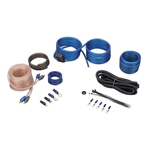Rockville RWK10 10 Gauge Amp Installation Kit ANL Fuse Holder 100% Copper RCA