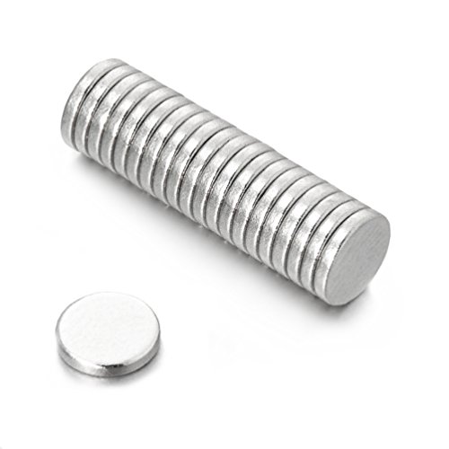 Oblique de Unique® 20 Super imanes de neodimio 6 x 1 mm Cover