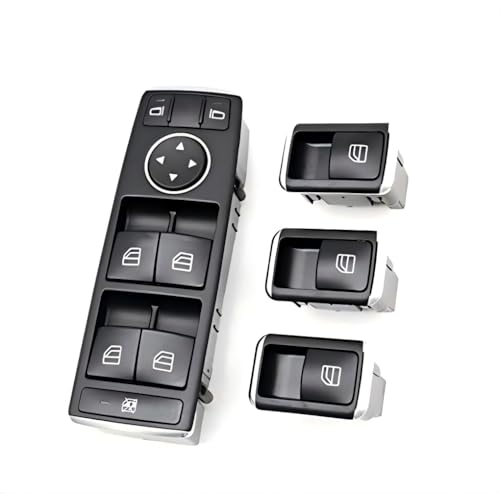 Bouton de fenêtre pour Benz X156 W212 W204 commande lève-vitre électrique A2128208310 set 4pcs