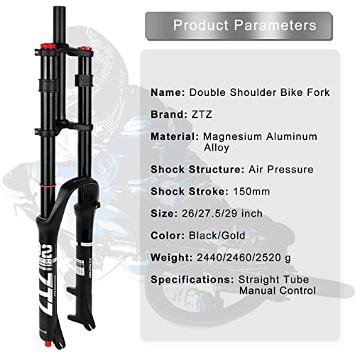 image for B Bolany Bike Suspension Fork 26/27.5/29