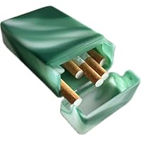 Black Crush-Proof Plastic 2 Piece Cigarette Case For King & 100s - Foto 3