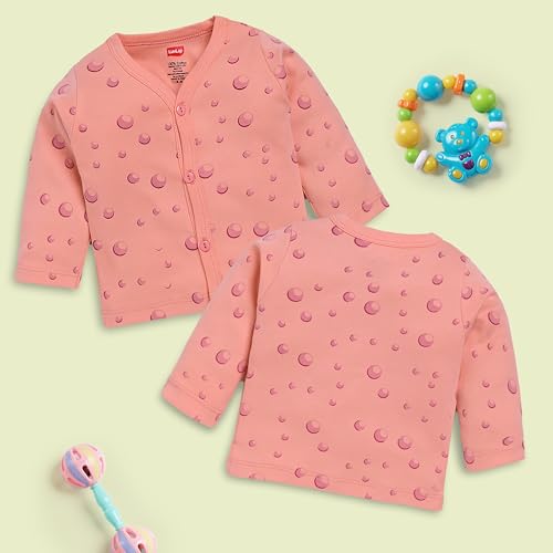 Image of LuvLap Unisex Cotton Regular Fit Jhabla Shirt