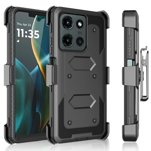 Coque Motorola Moto G 5G 2025 XT2513 Tekcoo Tshell antichoc intégrale avec clip