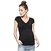 Produktbild Lurcardo Stillkeid Umstandskleid, V-Ausschnitt Kurzarm Pure Farbe Stillkleid, Schwangerschafts Kleid, Mode Still-Nachthemd Stillen Kleid Umstandsmode Frauen Damen Kleid, Sommer Damen Kleider