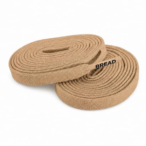 Image of Bread Elastic Shoelaces - Tie Once, Slip On Convenience - Premium Stretch Laces for Boots, Running Shoes, and Everyday Wear