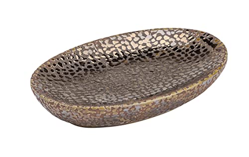 WENKO Seifenschale Cordoba Blau - Keramik Seifenablage Mit Ornamenten