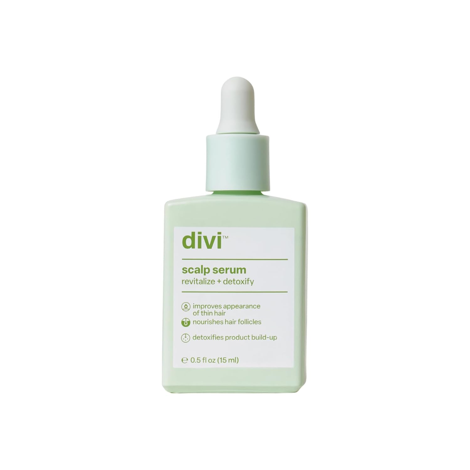 diviScalp Serum for Thinning Hair Clinically Tested, Non-Greasy Formula with Amino Acids, Caffeine & Rosemary Oil Promotes Healthy Scalp & Fuller-Looking Hair, Reduces Oil & Product Buildup