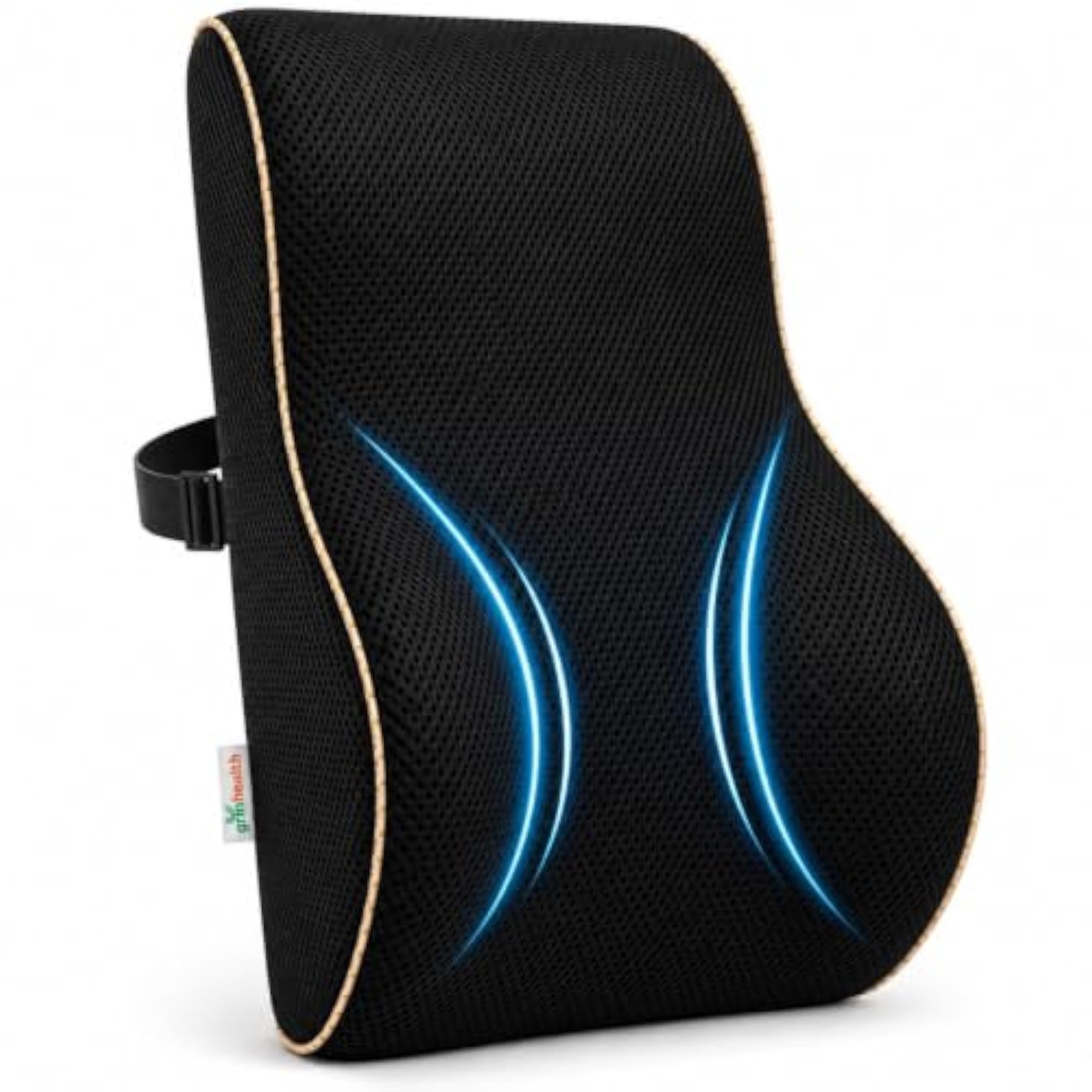 SitRight Ergonomic Back Support Memory Foam Cushion