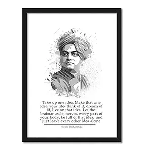 GOOD HOPE - Swami Vivekanand Quote Pop Art Framed Poster For Room Office Home wall Decoration Bedroom Hotel Living Gift Painting sticker wallpaper Boys Hostel Student school College