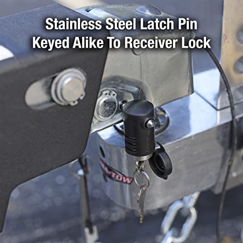 Master Lock 2848DAT Key Alike Set with Receiver and Coupler Latch Locks, 2-Piece Set by Master Lock - Used condition - Image 7