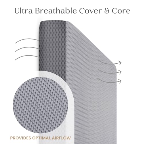 Image of Delta Children Twinkle Galaxy Breathable Crib Mattress and Toddler Mattress - Breathable Cover and Fiber Core, Machine Washable Cover, Waterproof, 7 Year Warranty, Made in USA