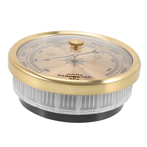 KITANDOVE Zifferblattbarometer Ersatzteile Für Windspiele Wetterfahne Hängende Temperaturanzeige Indoor-barometer Wandthermometer Innen Wetterstationsbarometer Barometer-messgerät Metall