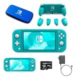 Nintendo Switch Lite Premium Bundle &lpar;Turquoise&rpar; &lpar;Renewed&rpar;