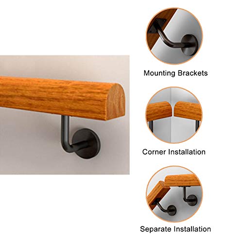 Main courante en bois pour loft rampe d'escalier sécurité enfants