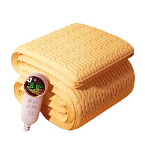 PEKJI Cotton Heated Throw Dual Control Electric Mattress Premium Comfort Heated Underblanket Easy to Use Up to 12 Hours Timer