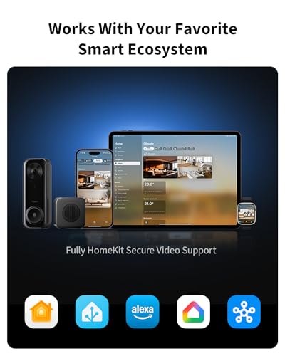 Aqara Doorbell Camera G400 with Chime, Wired/PoE, HomeKit Secure Video, 2K HD Head-to-toe View, 2-Way Audio, 2.4/5GHz Wi - Additional View