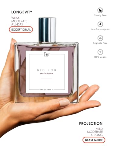 Image of EM5 Red Tob | Unisex Perfume | EDP Spray for Men & Women | Strong and Long Lasting Fragrance | Spicy Tobacco Woody | Gift for Him /Her