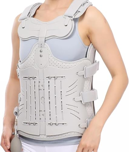 Faja Lumbar Fija Inflable toracolumbar, Ligera y Ajustable, con Bolsa de Aire integrada, Ideal for cifosis, osteoporosis, Soporte posoperatorio y escoliosis Leve.