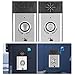 Smart Intercom Doorbell System, Portable with Clear Voice and Long Working Distance, Two Way Voice Talk for Home Security Systems
