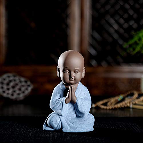 Mini statue de Bouddha céramique artisanale de collection modèle D