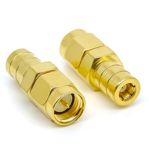 Adaptador SMA macho a SMB hembra coaxial cable 2pcs miniatura 2