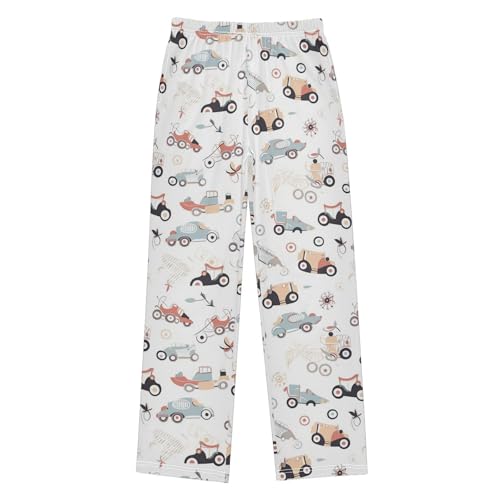 visesunny Boys' Pants Car Jogger Pants Elastic Waist Long Bottoms Trousers with Pockets
