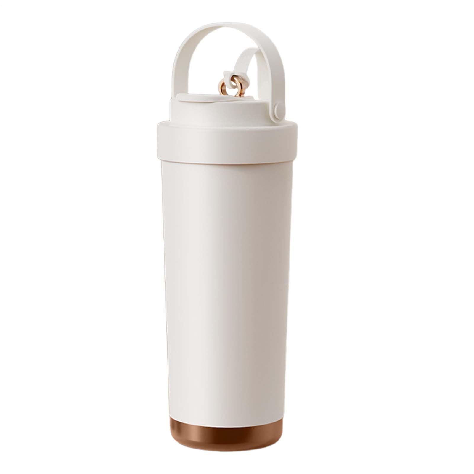 Botella de agua de 750 ml con popote, taza de viaje de cerámica para exteriores