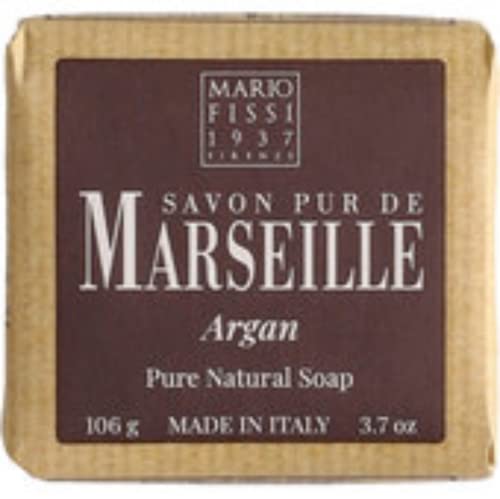 mario fissi Saponerie Set of 4 Pure Natural Marseille Soaps Argan 3.7oz 106gr image 4