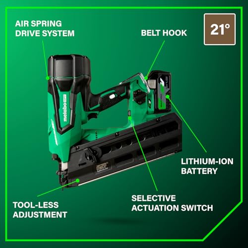 Metabo HPT NR3690DR MultiVolt Nailer Kit