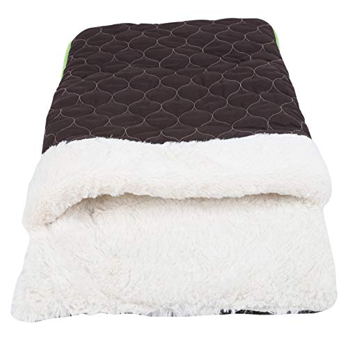 Fishawk Cama de caverna para animais de estimação, cama de pelúcia quente para gatos
