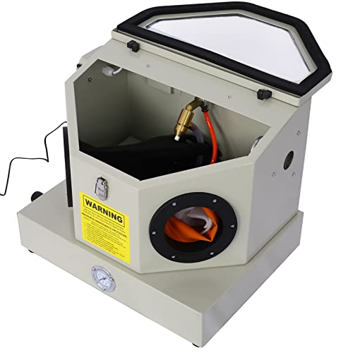 Double-Pen Sandblaster Mini Small Sandblasting Machine With Led&Built-In Blast Gloves, Dental Sandblasting Equipment #TOP5