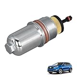 Yongtoparts FT4Z-6A832-C Upgraded Aluminium Oil Filter Housing Cover Cap Compatible with Ford F-150