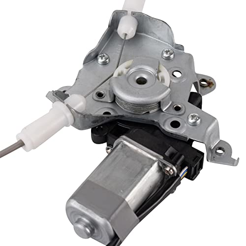Image of TRQ Front Driver Side Power Window Motor and Regulator Assembly One Touch Anti Pinch Compatible with 2011-2017 Nissan Juke