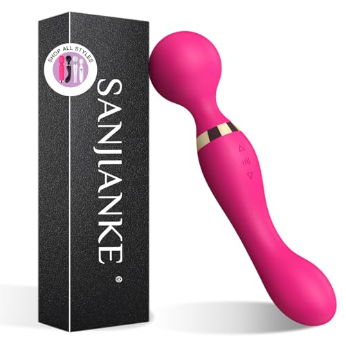 Dildo Vibrator Sex Spielzeug für die Frau, G Punkt Vibratoren mit Klitorisstimulation für Frauen mit 8 * 20 modus,Vibratorensets für Frauen Klitoris Stimulator für Sie (Rose Red)