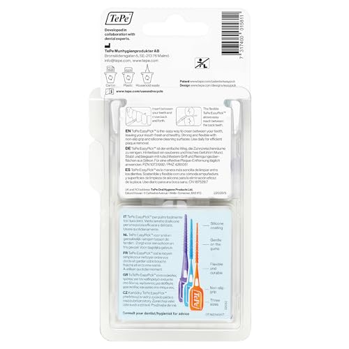 TePe EasyPick Dental Stick XS/S / 1 x 36 Stück inklusive praktischem Taschenetui / Für eine einfache, tägliche Anwendung zwischendurch und unterwegs