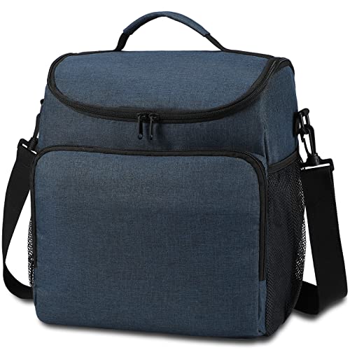MAXTOP Bolsa De Aislamiento Térmico,bolsa Termostática,bolsa De Almuerzo Portátil Grande,bolsa De Enfriamiento Con Correa De Hombro Ajustable, Adecuada Para Oficina/escuela/picnic.