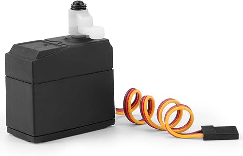 HAIBOXING Repuestos de coche RC a escala 112, camión del desierto de 3 cables Servo de dirección (13.2lbs) y conjunto de servo protector se aplica a