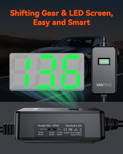 Image of VANTRUE 10ft Type C USB LED Screen OBD Hardwire Power Cable, 3 Gear Shifting, Low Voltage Protection for Parking Mode, for E1 Pro,N4 Pro,N5,N4,S1 Pro,N2 Pro,N2X, E360 /ACE, E1,E1 Lite,E2,E3 Dash Cam