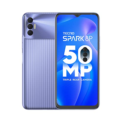 Image of TECNO Spark 8P (Iris Purple, 4GB RAM,64GB Storage)| 50MP SuperNight Camera | Upto 7GB RAM | 18W Flash Charger