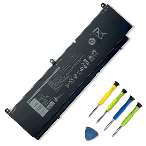 Image of 6-Cell 95Wh PKWVM Laptop Battery Compatible with Dell Precision 7550 7560 7750 7760 Series P44E P93F P44E001 P44E002 P93F001 PKWVM 0CR72X CR72X 447VR CPA-447VR 017C86