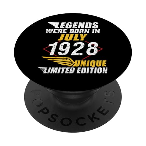 Cumpleaños Julio 1928 Edición Limitada Regalo Legend July PopSockets PopGrip Intercambiable