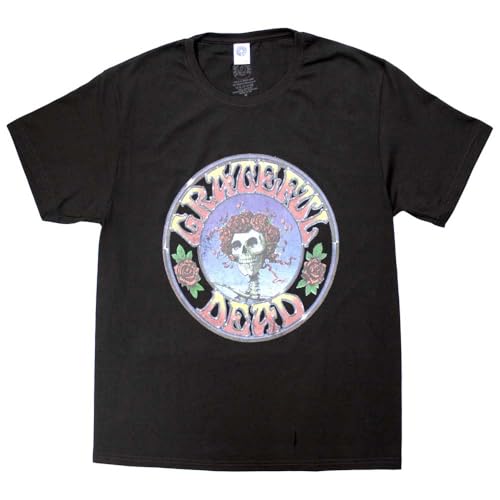 Grateful Dead T Shirt Bertha Circle Vintage Wash Official Mens Charcoal Grey XL