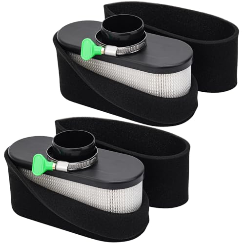 2 Pack FR691V Air Filter for Kawasaki FR651V FR730V FS481V FS541V FS600V FS651V FS691V FS730V 11013-0726 11013-0813 11013-7049 11013-7047 KM-11013-0752 John MIU12555 X350 X300 X320