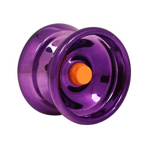 Image of Fine Quality High Gloss Metal-Made Shining YoYo Spinner Toys for Kids with High Speed - Random Color (Pack of 1)