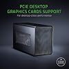 Razer Core X Aluminum External GPU Enclosure (eGPU): Compatible with Windows & MacOS Thunderbolt 3 Laptops, NVIDIA/AMD PCIe Support, 650W PSU, Classic Black