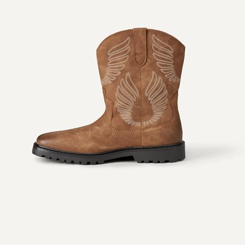 Image of Amazon Essentials Men's Square Toe Western Cowboy Boots
